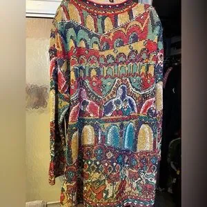 MISSONI〈silklinen sweater made in Italy〉 Zig Zag oversized sweater in multicoloured - Missoni | Mytheresa